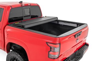 Nissan Frontier Hard Tri-Fold Flip-Up Bed Cover - Rough Country - '22-'24